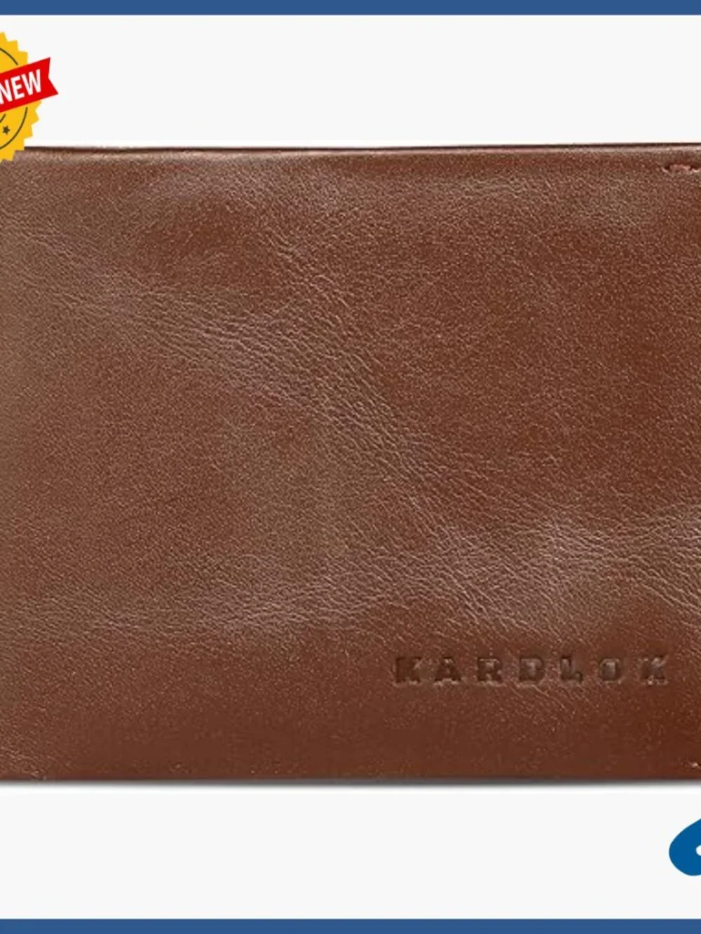Genuine Leather Bifold Wallet RFID Blocking Slim 6 Card Slots Coin Pocket